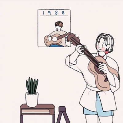 9张软萌女生日常动漫头像，治愈感拉满的插画头像合集