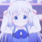 8张超治愈蓝色系动漫女生头像 高清可爱款合集