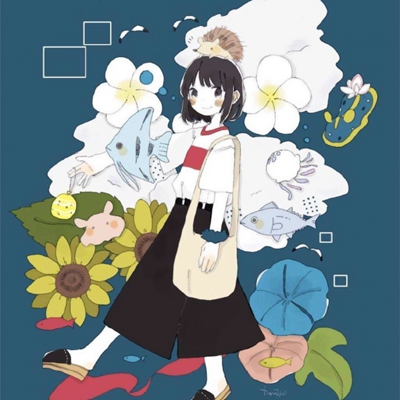 8款治愈感拉满的普通动画女生头像，主打平凡日常感