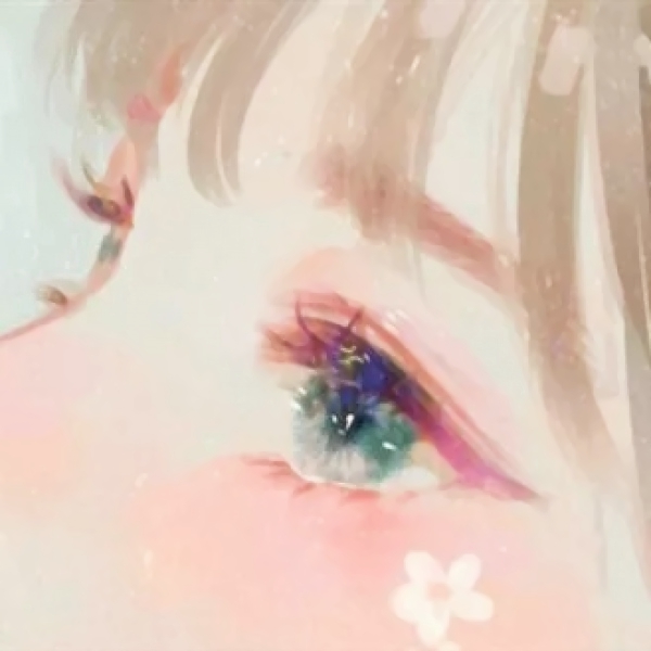 6张高清唯美手绘眼睛头像 女生专属氛围感头像