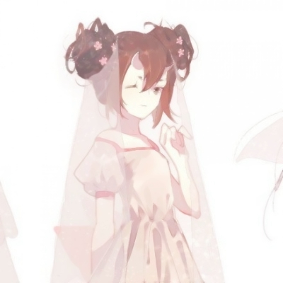 6张高清唯美动漫婚纱少女头像 快来存图