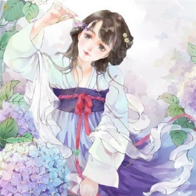 22张高清古风汉服二次元少女头像 氛围感拉满的女生动漫头像合集