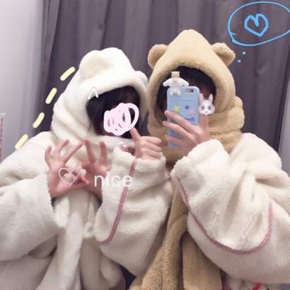 16张高清可爱女生闺蜜头像网图分享