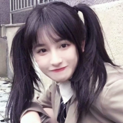 女生双马尾真人萝莉高清头像 共36组可用