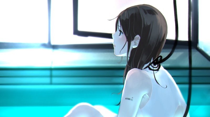 侧脸杀黑发动漫少女高清壁纸合集