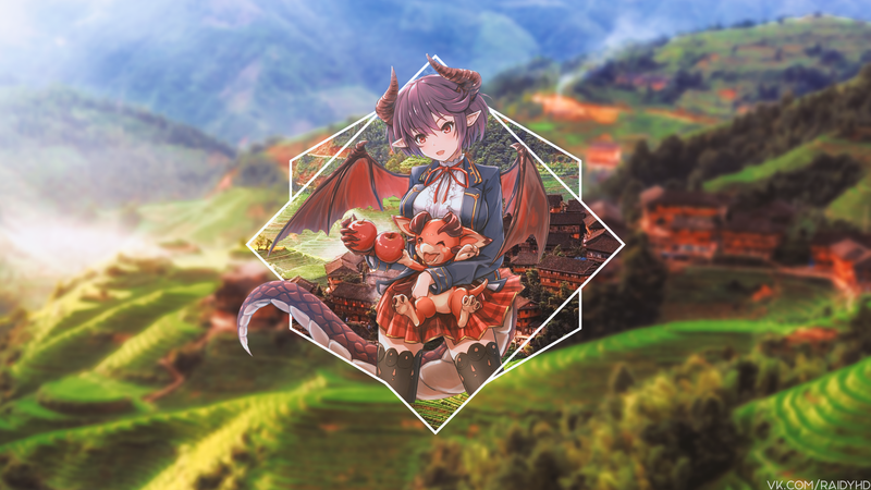 碧蓝幻想高清壁纸 画中画二次元少女