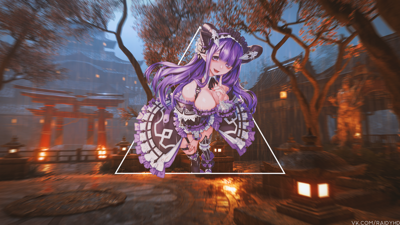 这份壁纸合集太好磕！动漫女主画中画高清壁纸