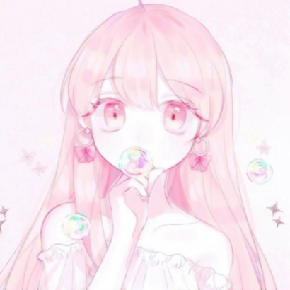 超萌粉色系动漫女生头像！10张软妹风高清图直接存