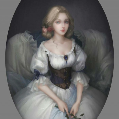 暗黑哥特风动漫女生头像来啦！24张高清唯美暗黑系图包