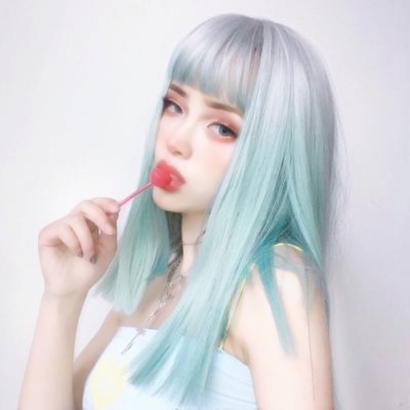 彩色头发女生头像合集 13张高清酷飒款