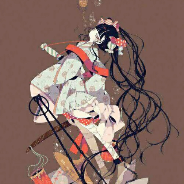 26张暗黑系动漫女生头像 自带诡异邪性的高清头像合集