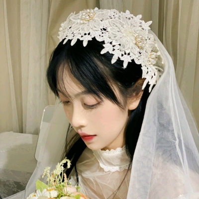 9张超清新的真人女生婚纱头像，快存起来当头像