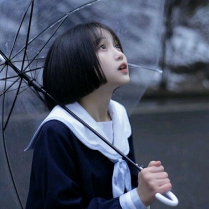 女生侧脸头像合集！8张超清唯美的好看女生头像