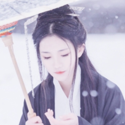 24张清冷伤感古风女头 氛围感拉满的淡雅QQ头像合集