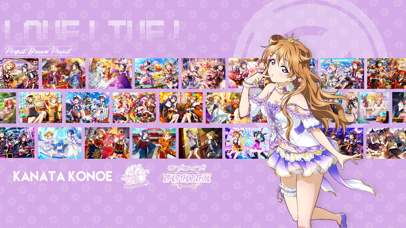 LoveLive！动漫壁纸合集 紫背景少女美图