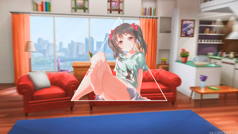 二次元少女壁纸推荐！画中画画风的矢泽妮可太绝了