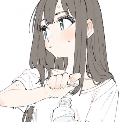 11张浅色系动漫女生头像 简约又可爱