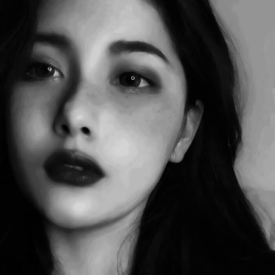 26张高清港风复古黑白女生头像，氛围感拉满