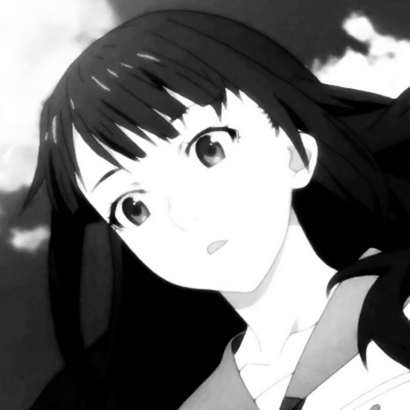 24张黑白丧系二次元女生头像 自带伤感氛围感的动漫女头合集