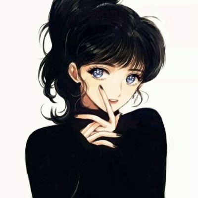 微信冷酷风动漫女头像来啦！9张高清漠然个性图直接存