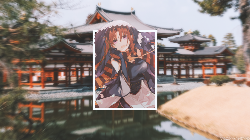 二次元少女高清画中画壁纸