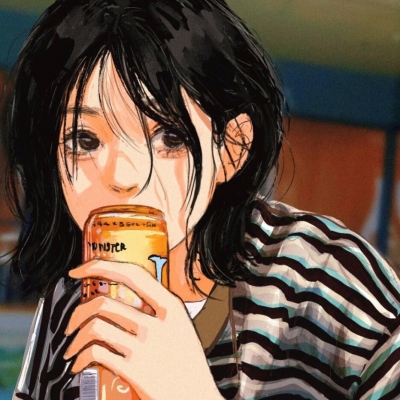 9张氛围感拉满的文艺漫画女生头像