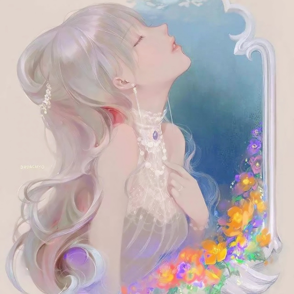 18张高清唯美女生手绘头像 个性感拉满的私藏款