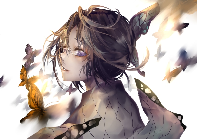 鬼灭之刃绝美壁纸合集！2K高清蝴蝶忍同款get