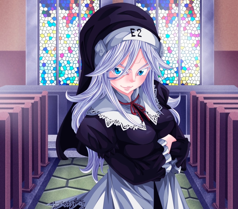 伊甸星原 伊芙莉修女高清壁纸 1080P/2K分辨率