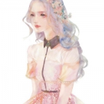 9张超治愈的水彩手绘女生头像 氛围感拉满