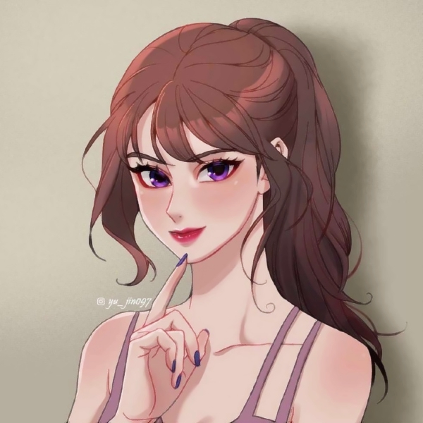 9张超好看的女生手绘头像合集