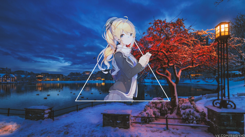 二次元少女画中画高清壁纸合集