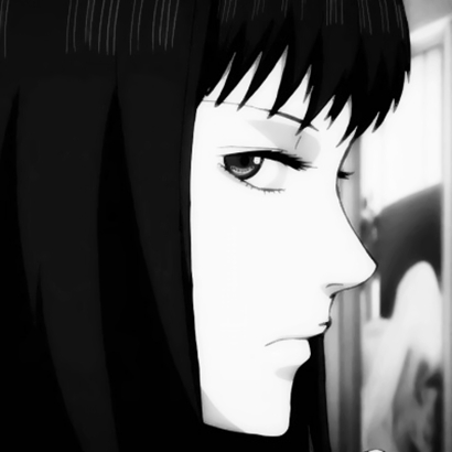 21张高清黑白丧系动漫女头 适合女生用的伤感头像合集