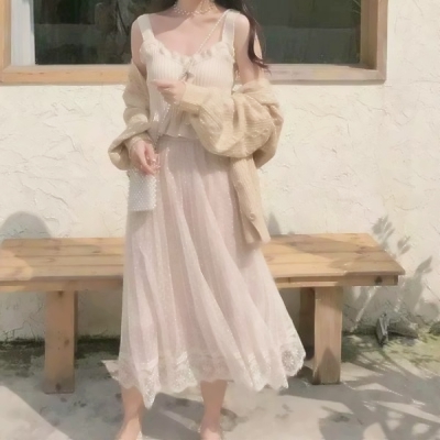 女生穿仙女裙的不露脸半身头像 21张高清图合集