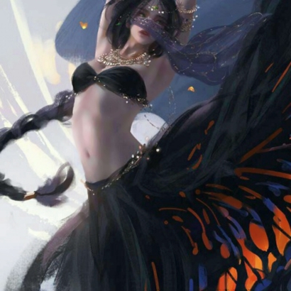 自带女王气场！10张高清冷艳动漫女生头像合集