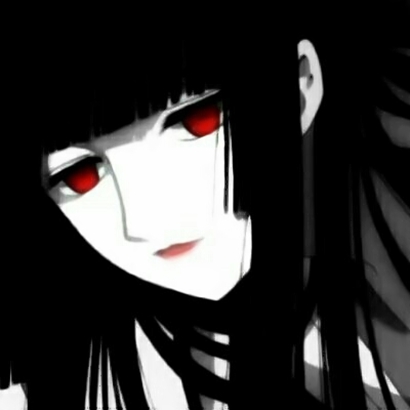 二次元黑暗丧系少女头像 10张高清伤感二次元女孩头像图