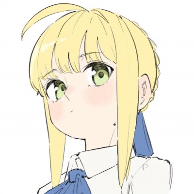 超火的黄头发女生卡通头像，一共7张高清图