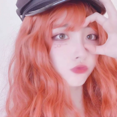 29张染发电女生霸气闺蜜头像 多种发色高清图