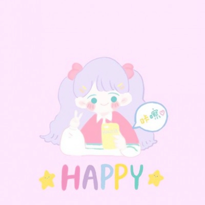 8张软萌可爱的女生QQ卡通头像合集