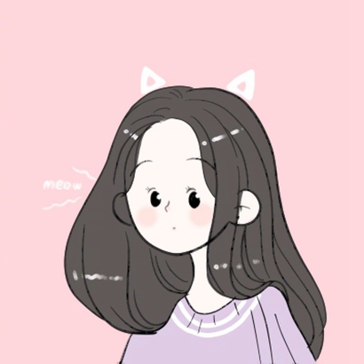 20张清新简约！女生文艺手绘微信头像合集