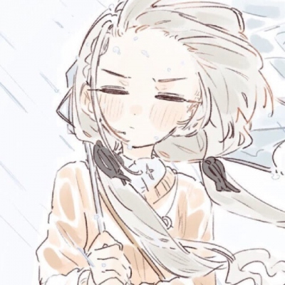18张软萌插画女生头像合集 漫画风可爱拉满