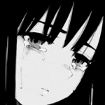 二次元黑暗丧系少女头像 10张高清伤感二次元女孩头像图