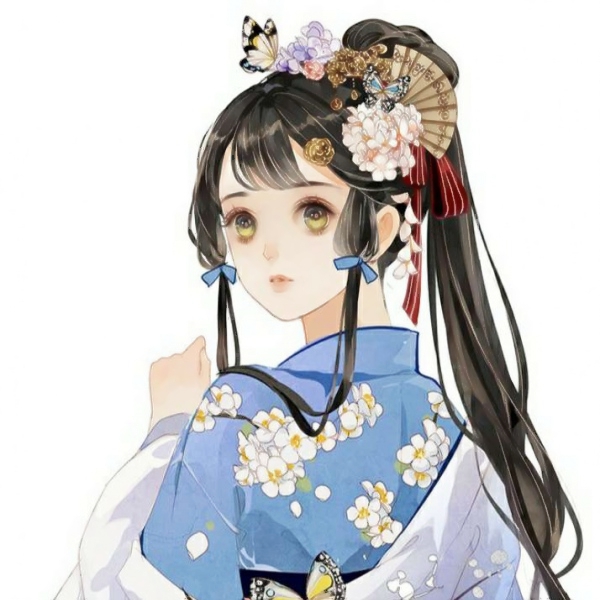 18张女生专属唯美风动漫头像合集