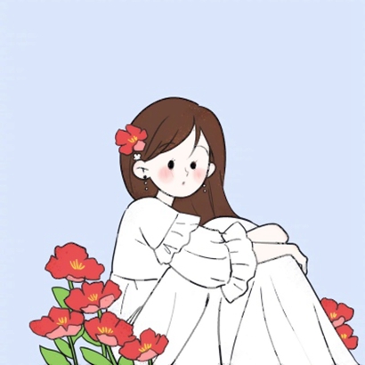 20张清新简约！女生文艺手绘微信头像合集