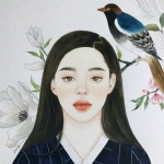 女生个性手绘头像超清合集 7张氛围感拉满的手绘女头