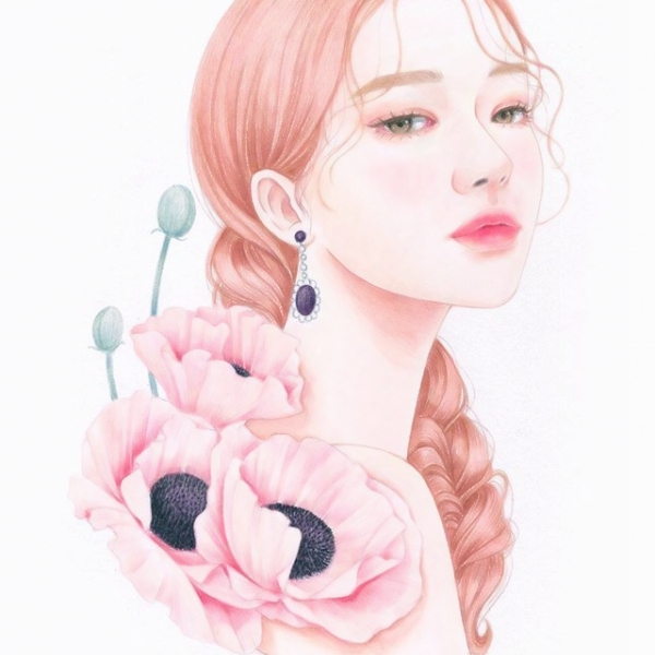 18张高清唯美女生手绘头像 个性感拉满的私藏款