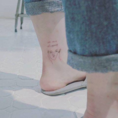 女生纹身部位头像合集 30张高清好看的女生部位纹身头像