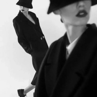 霸气冷艳黑色系真人女生头像 9张合集来啦