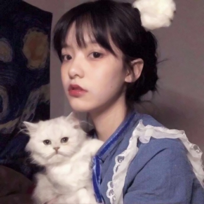 35张高清好看的女生抱猫头像合集