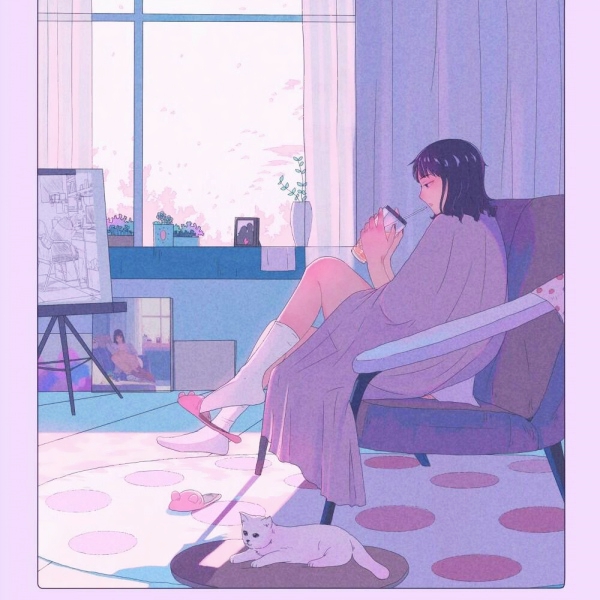 女生头像简单干净漫画 9张超清好看的卡通女生头像合集